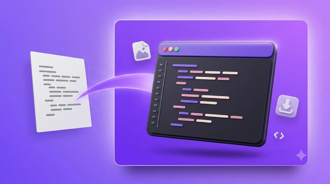 Code Image Generator preview