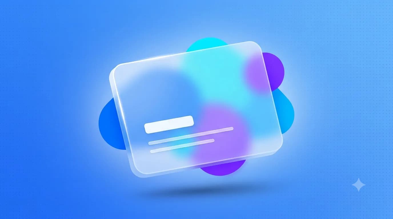 Glassmorphism Generator illustration