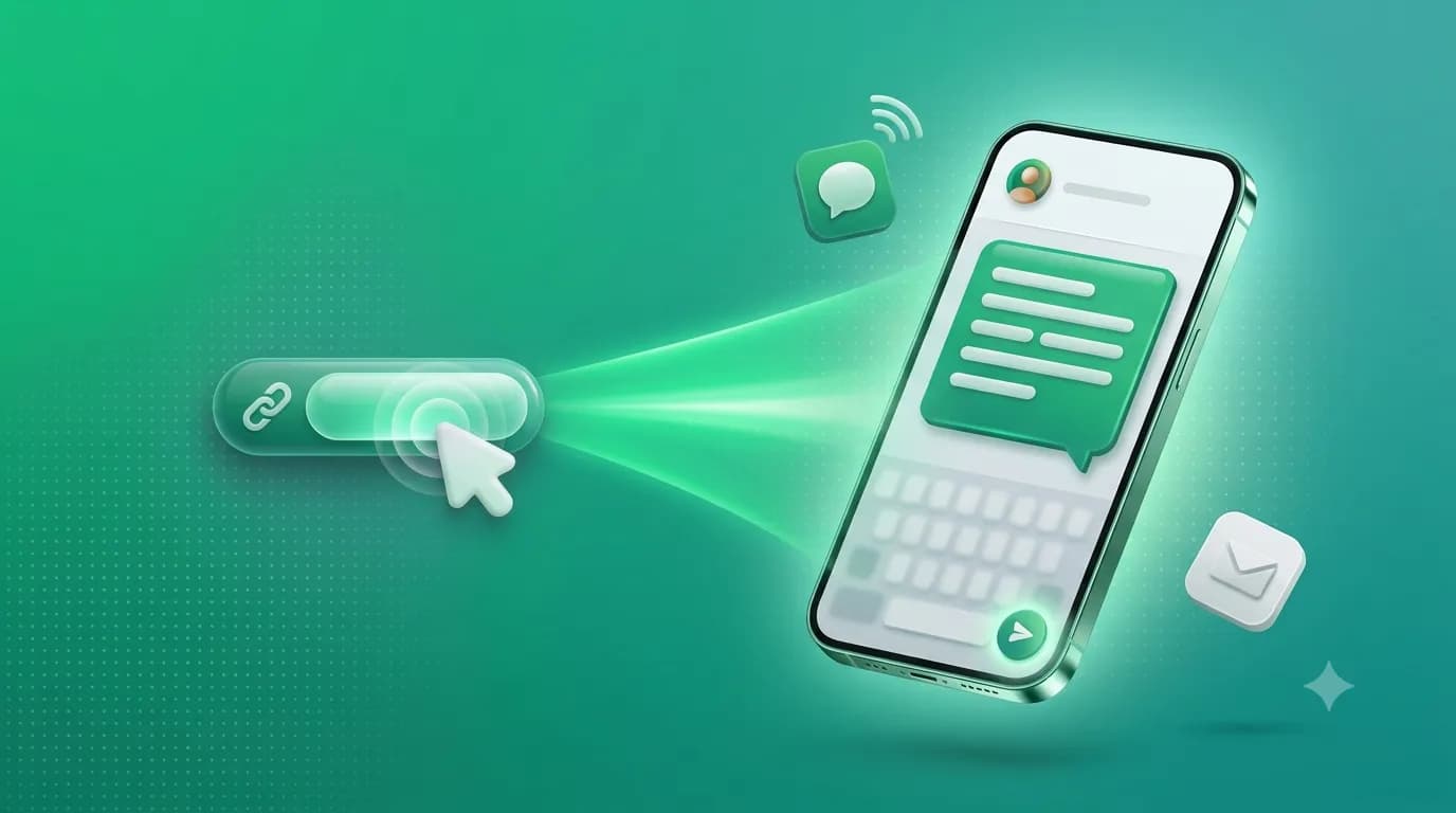 SMS Link Generator illustration